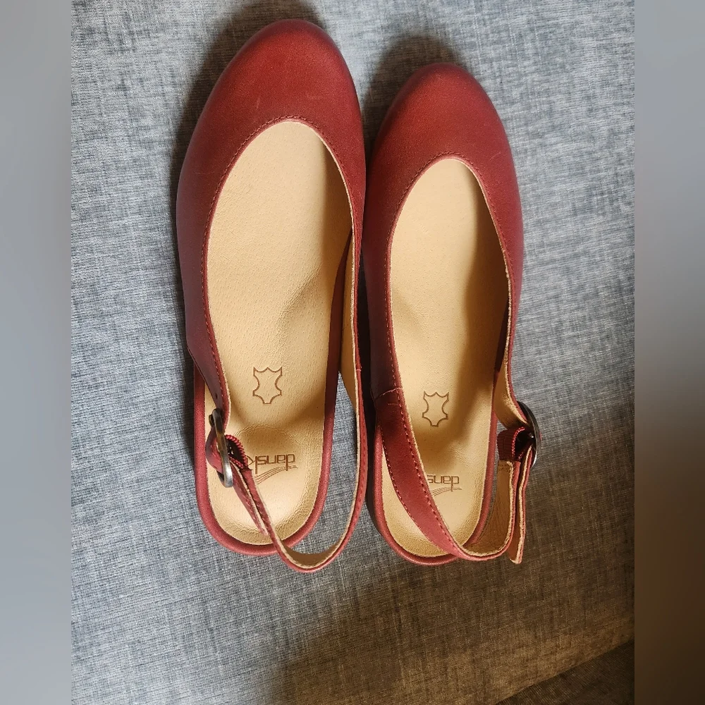 Red Dansko Lea Flat Size 36 - Picture 6 of 6